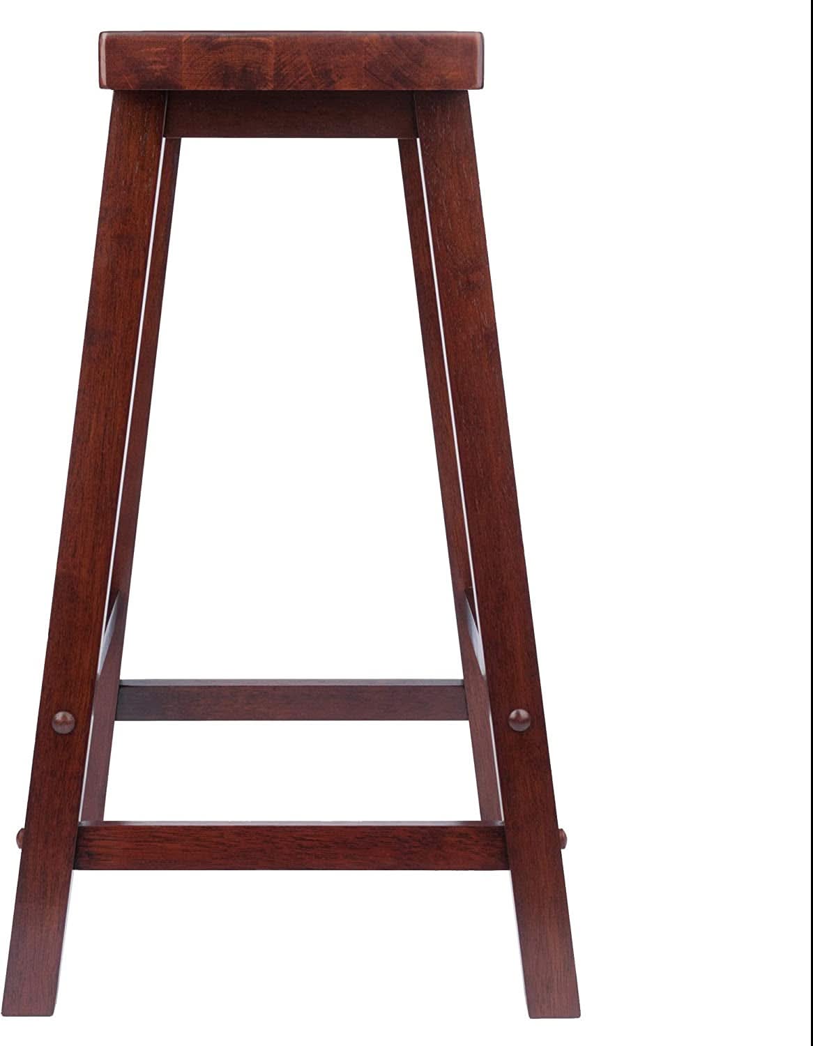 Satori 24 Inch Walnut Counter Stool For Modern Kitchen Bar