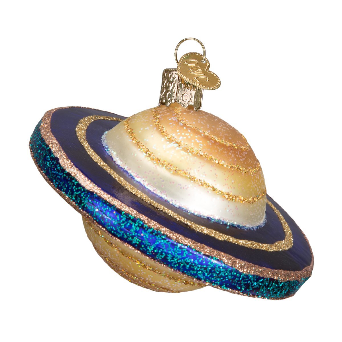 Saturn Glass Ornament