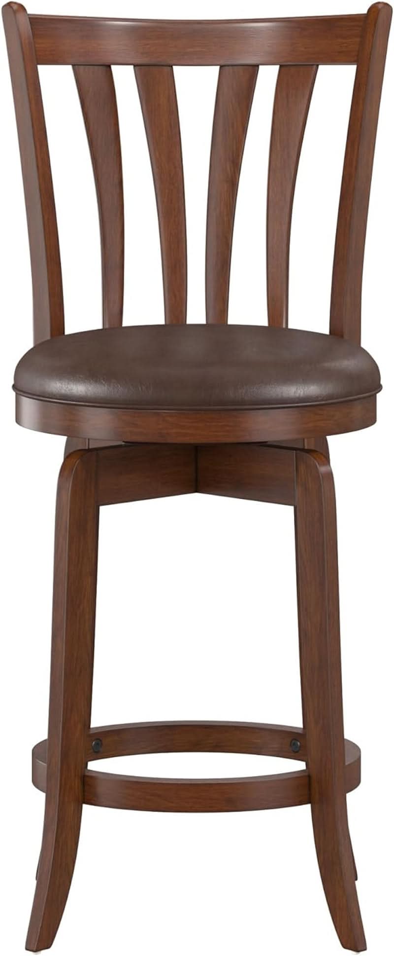 Savana Swivel Counter Stool Cherry Finish Counter Height