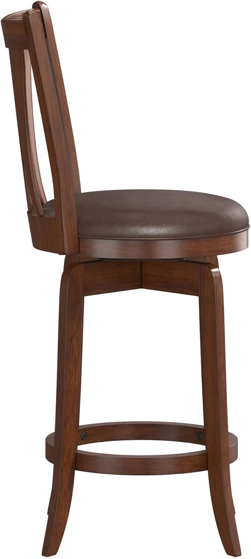 Savana Swivel Counter Stool Cherry Finish Counter Height