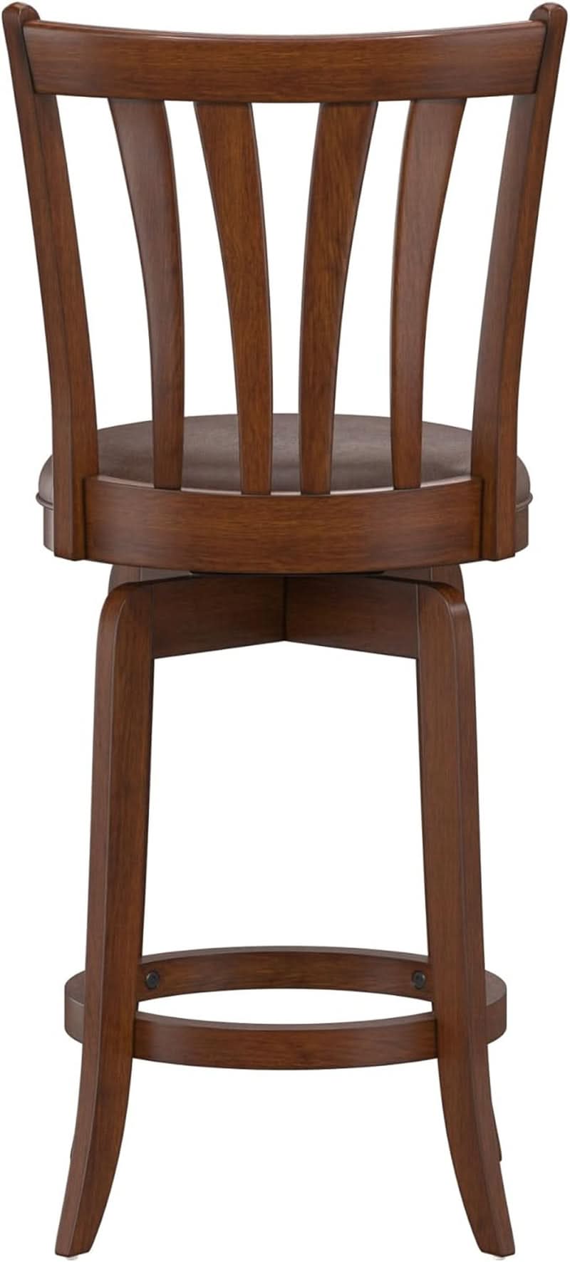 Savana Swivel Counter Stool Cherry Finish Counter Height