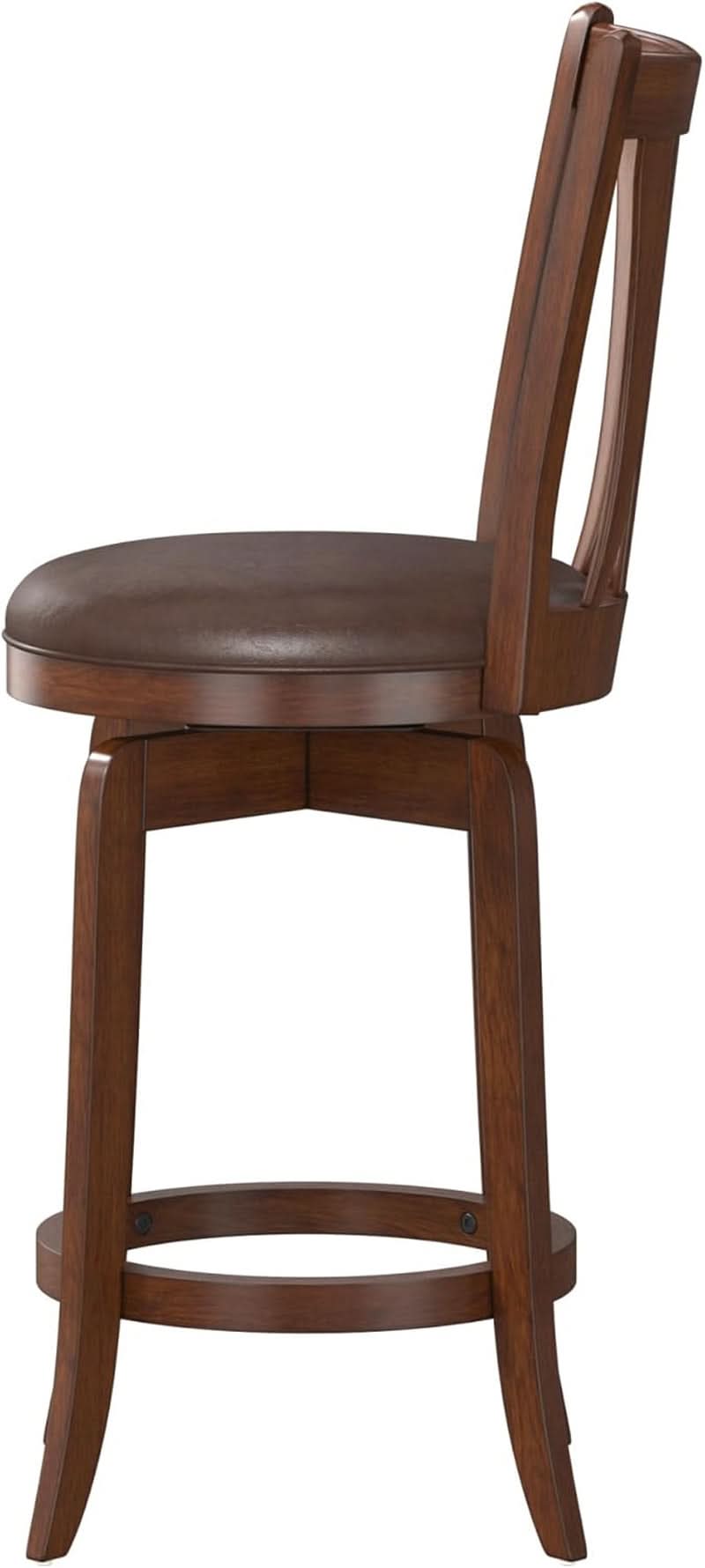 Savana Swivel Counter Stool Cherry Finish Counter Height
