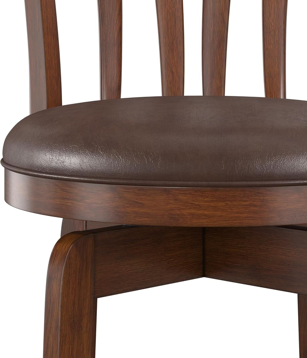 Savana Swivel Counter Stool Cherry Finish Counter Height