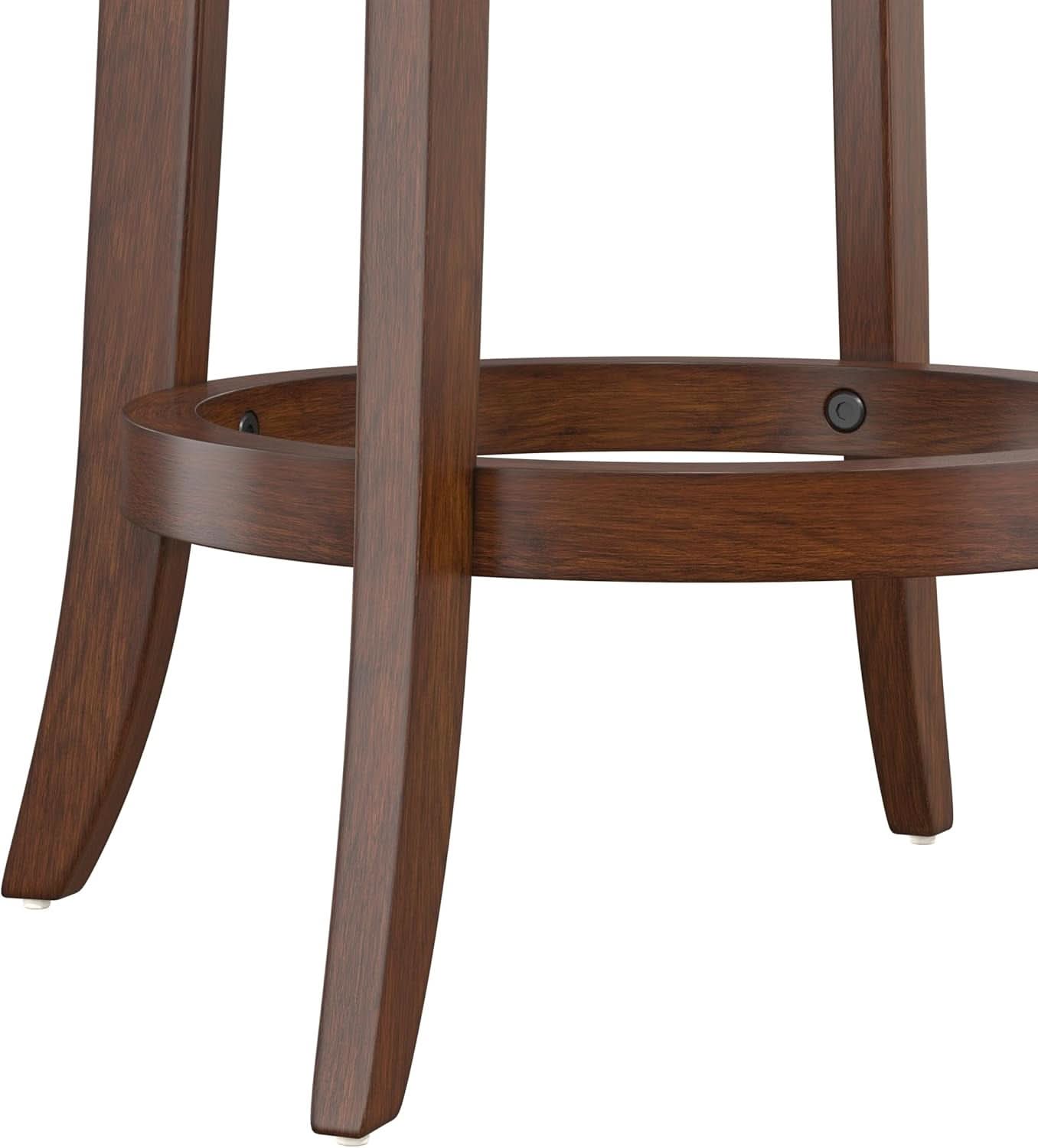 Savana Swivel Counter Stool Cherry Finish Counter Height