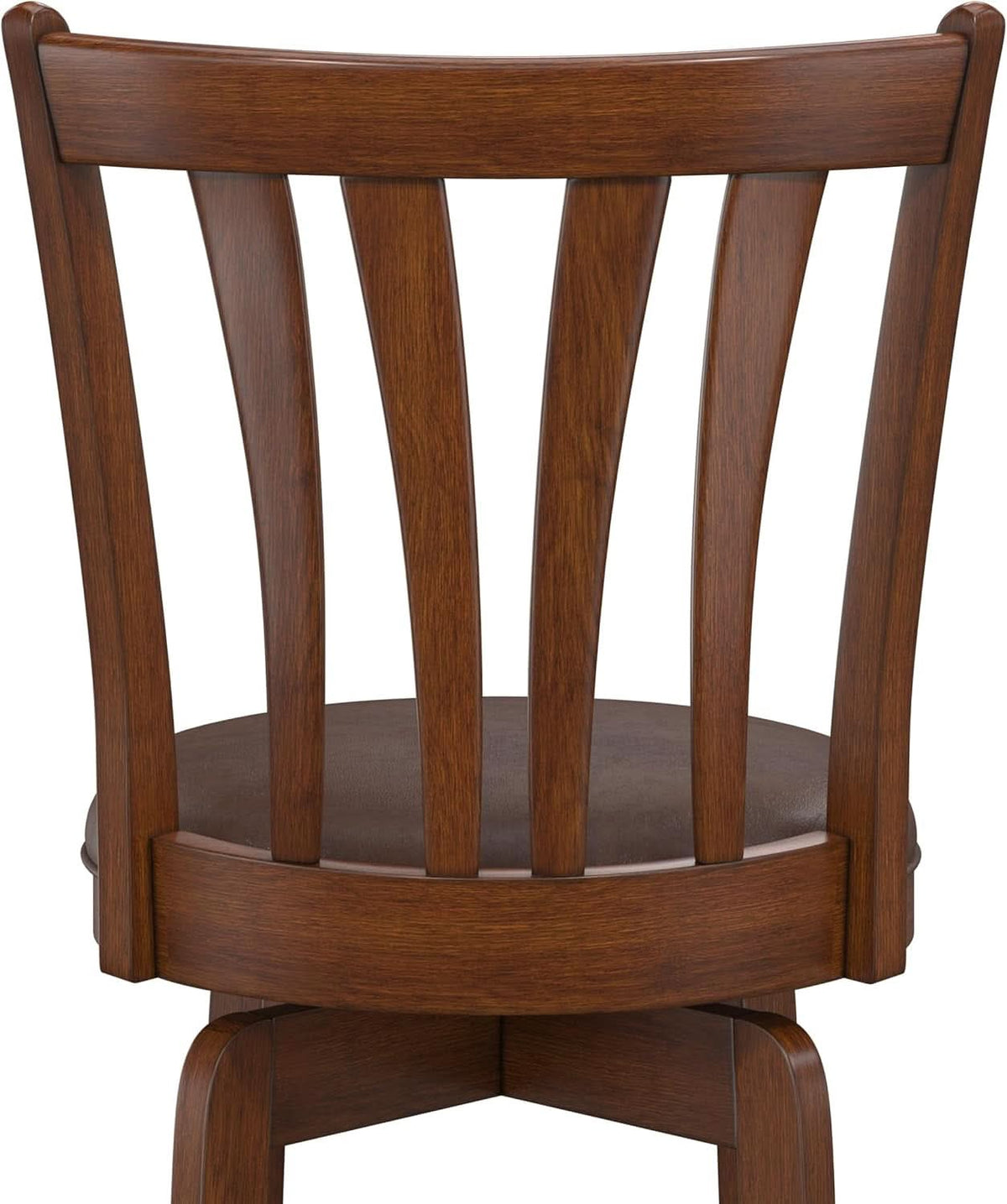 Savana Swivel Counter Stool Cherry Finish Counter Height