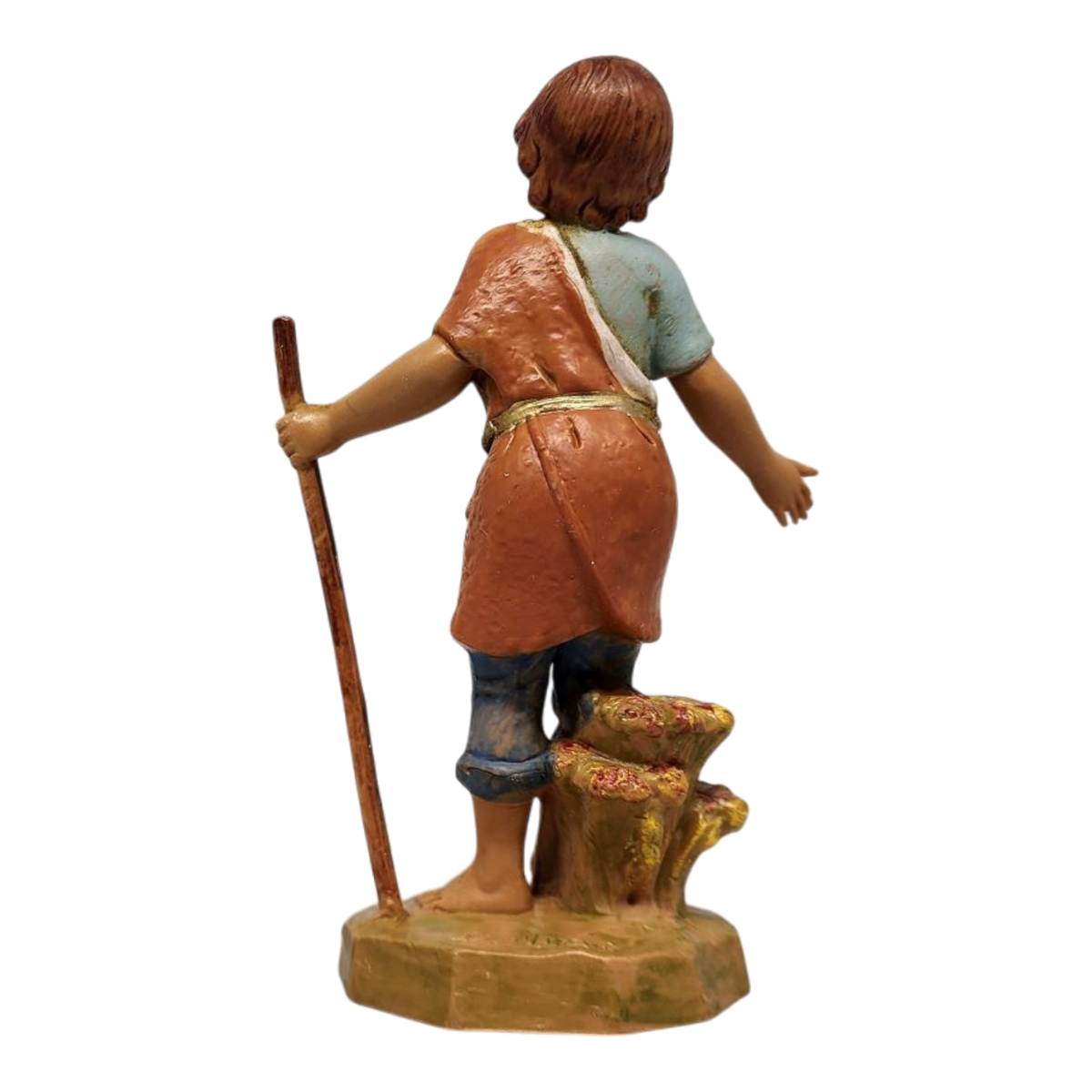 Savio - Boy Shepherd - 5 Inch Scale Nativity Figurine