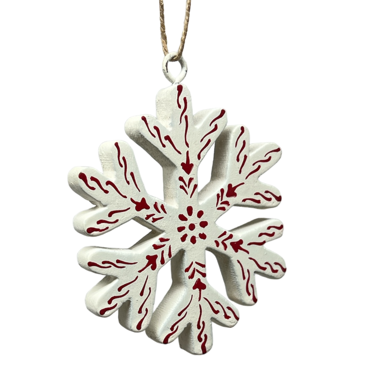 Scandi Holiday Snowflake Tree Ornament