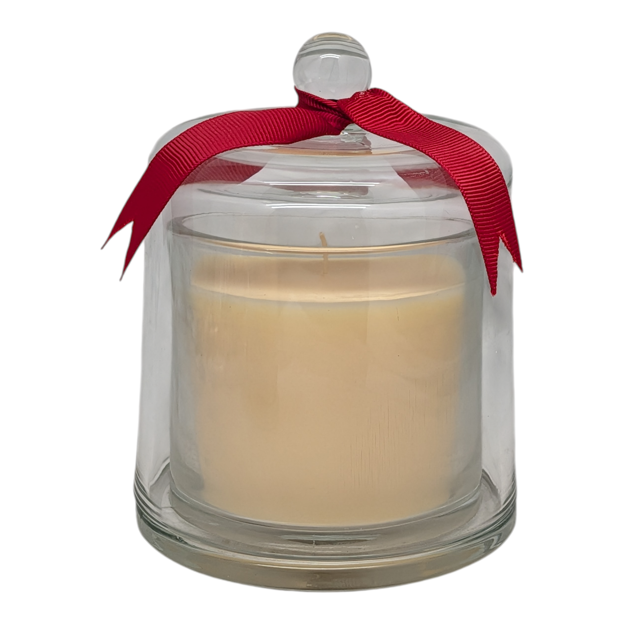 Scented Candle in a Glass Cloche - Winter Pine