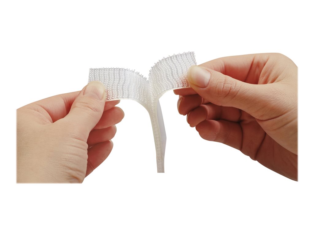 Scotch Extreme - Self-adhesive reclosable fastener - 1 in x 9.97 ft - clear (pack of 2)