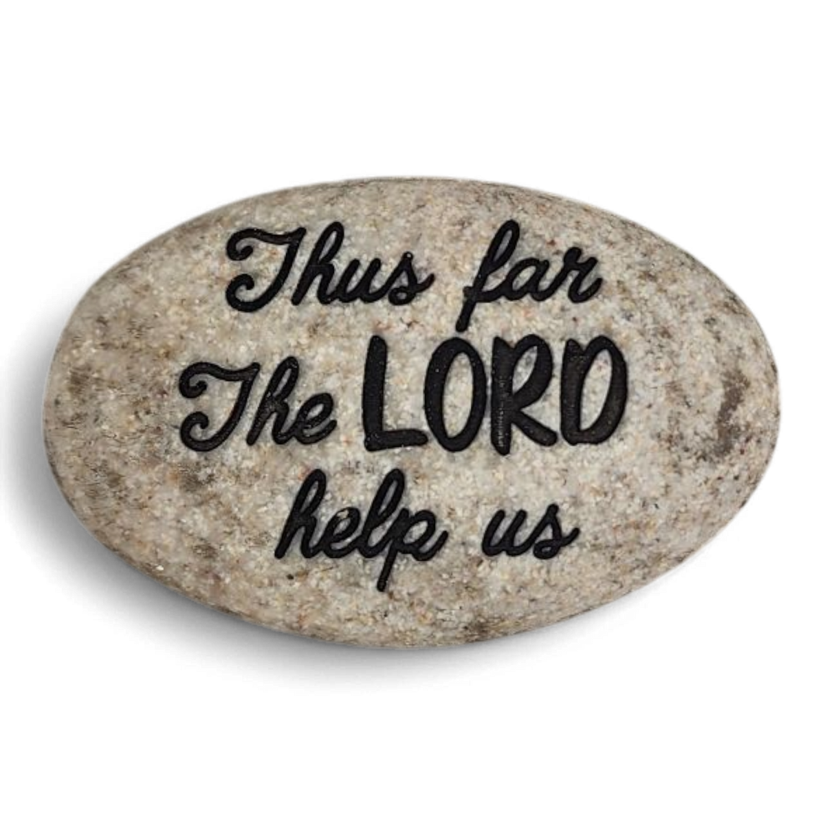 Thus Help Scripture Stone - Thus Far the Lord Help Us