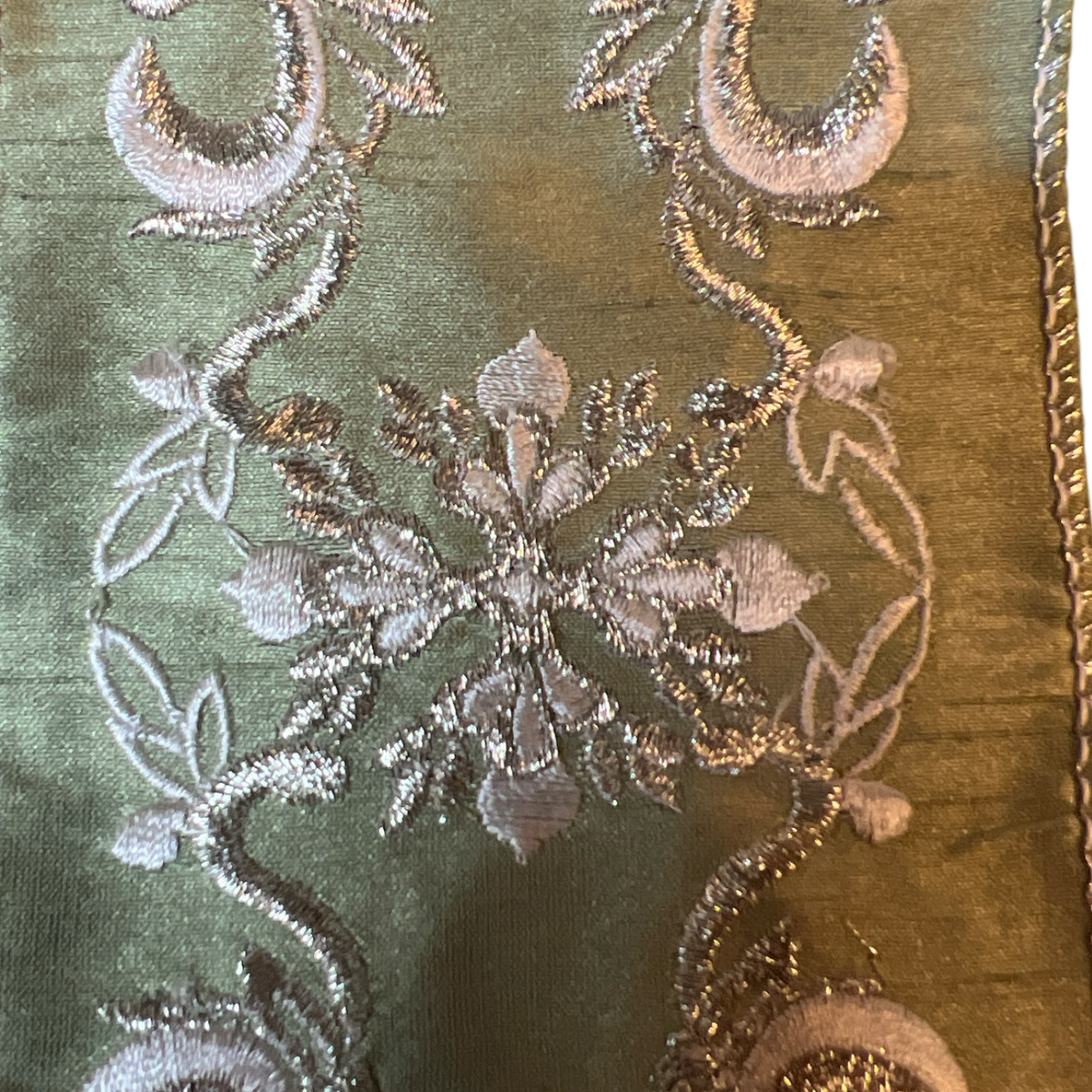 Scroll Embroidered Ribbon