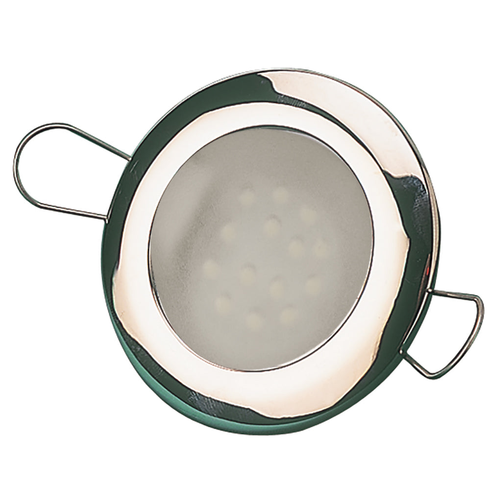 Sea-Dog LED Overhead Light 2-7/16" - Brushed Finish - 60 Lumens - Frosted Lens - Stamped