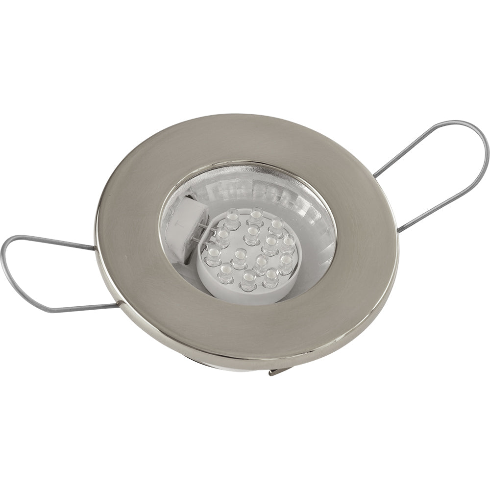 Sea-Dog LED Overhead Light - Brushed Finish - 60 Lumens - Clear Lens - Stamped 304