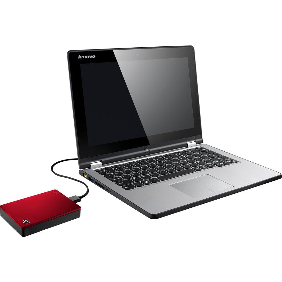 Seagate Backup Plus 5Tb Usb 3.0 Portable External Hard Drive - Stdr5000103 (Red)