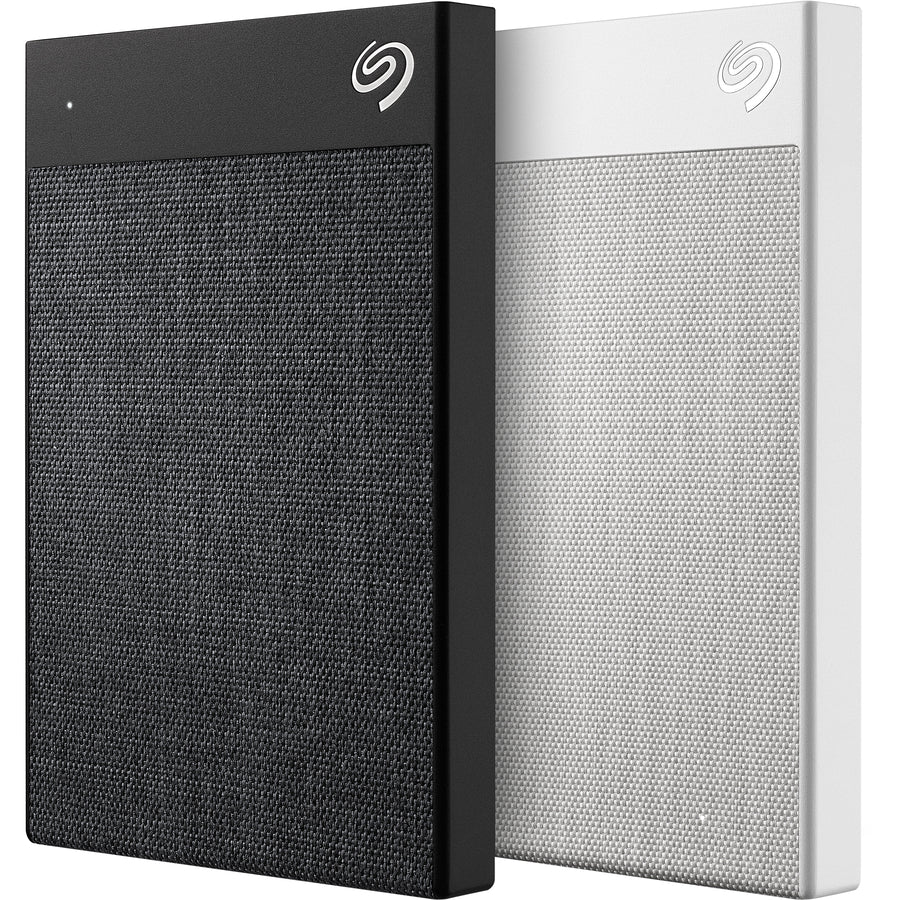 Seagate Backup Plus Ultra Touch STHH2000402 2 TB Portable Hard Drive - 2.5 External - White"