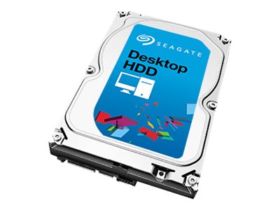 Seagate Desktop HDD ST1000DM004 - Hard drive - encrypted - 1 TB - internal - 3.5 - SATA 6Gb/s - 7200 rpm - buffer: 64 MB