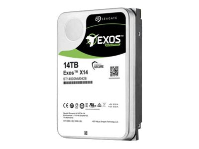 Seagate Exos X14 ST10000NM0528 - Hard drive - 10 TB - internal - 3.5 - SAS 12Gb/s - 7200 rpm - buffer: 256 MB"