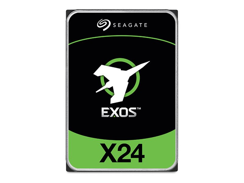Seagate Exos X24 ST24000NM002H - Hard drive - Enterprise - 24 TB - internal - 3.5 - SATA 6Gb/s - 7200 rpm - buffer: 512