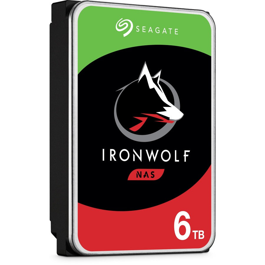 Seagate-IMSourcing IronWolf ST6000VN001 6 TB Hard Drive - 3.5 Internal - SATA (SATA/600) - Conventional Magnetic Recording (CMR) Method"