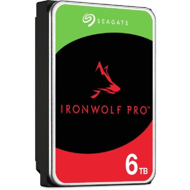 Seagate IronWolf Pro ST6000NT001 6 TB Hard Drive - 3.5" Internal - SATA (SATA/600) - Conventional Magnetic Recording (CMR) Method