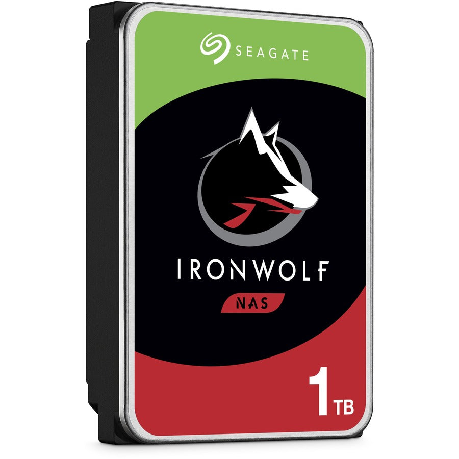 Seagate IronWolf ST1000VN002 1 TB Hard Drive - 3.5 Internal - SATA (SATA/600) - Conventional Magnetic Recording (CMR) Method"