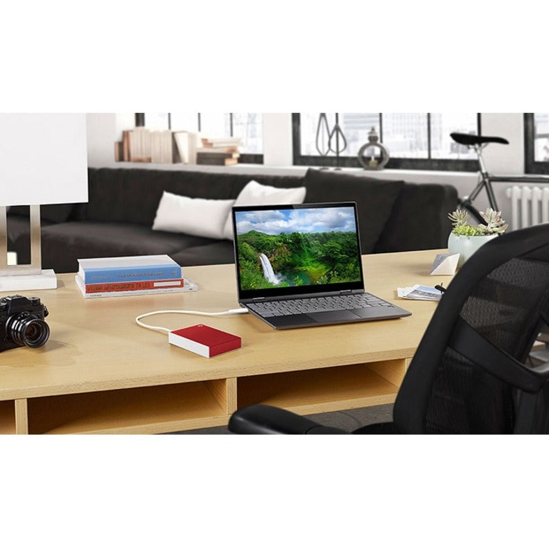 Seagate One Touch STKC5000403 4.88 TB Portable Hard Drive - 2.5 External - Red"