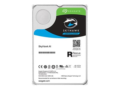 Seagate SkyHawk AI ST10000VE0004 - Hard drive - 10 TB - internal - 3.5 - SATA 6Gb/s - buffer: 256 MB - with Seagate