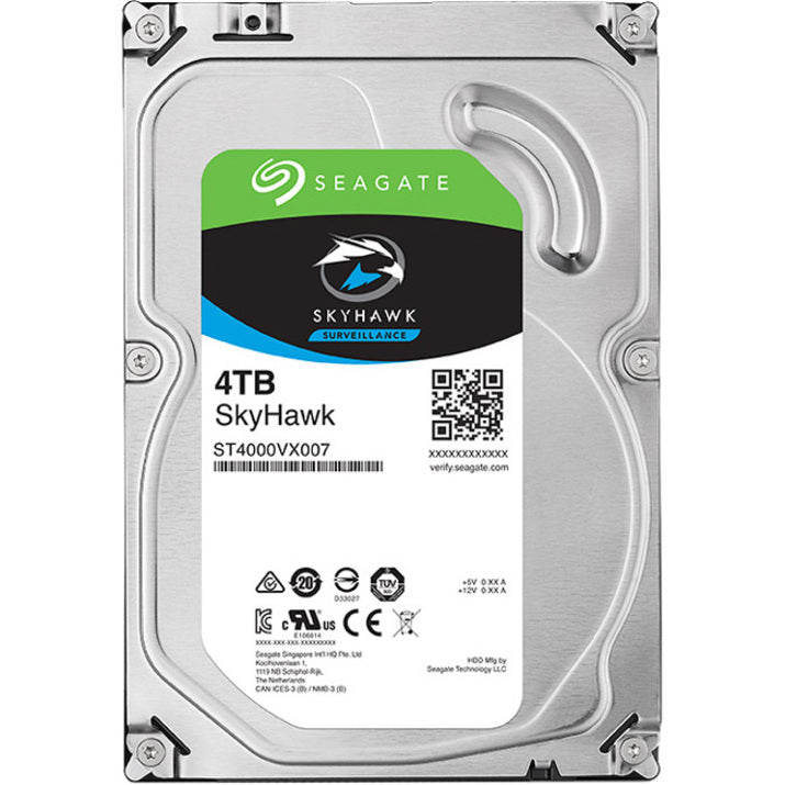 Seagate Skyhawk Surveillance St4000Vx007 4Tb 5900Rpm Sata 6.0Gb/S 64Mb Hard Drive (3.5 Inch)