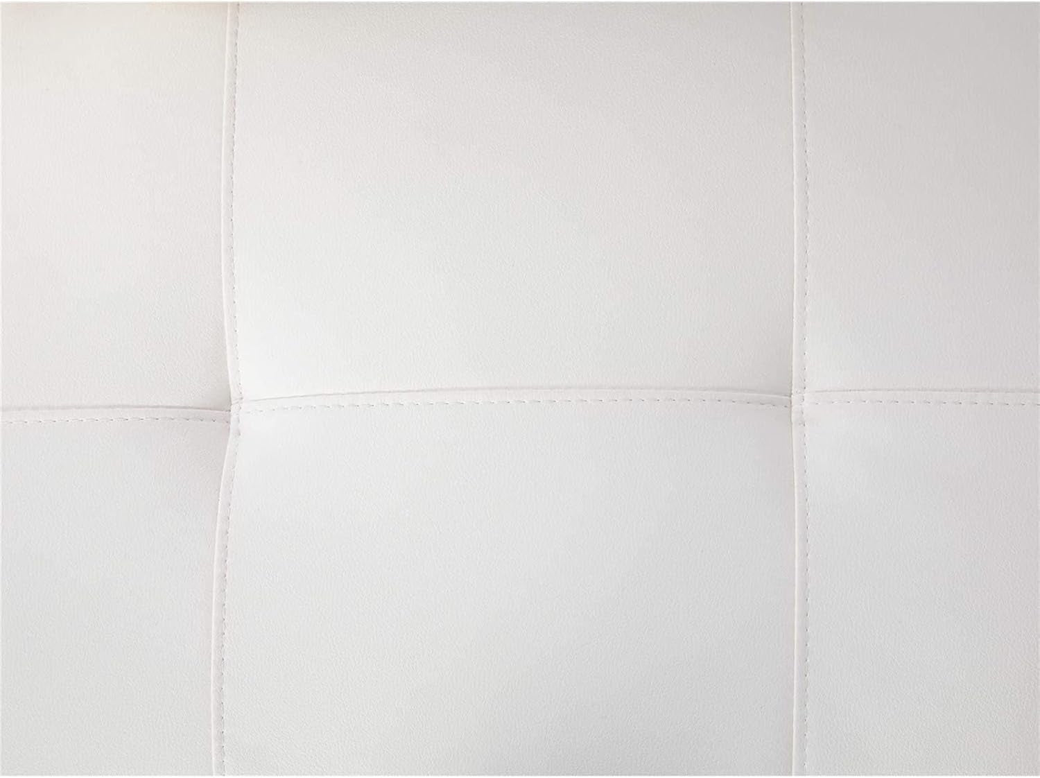 Sectional Sofa Faux Leather White L Shaped Couch Set