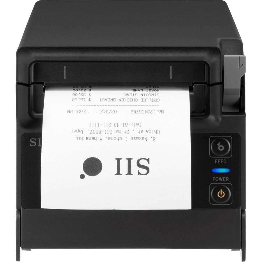 Seiko RP-F10 Black Desktop Direct Thermal Receipt / POS USB High Speed Printer With Cutter RP-F10-K27J1-21C3