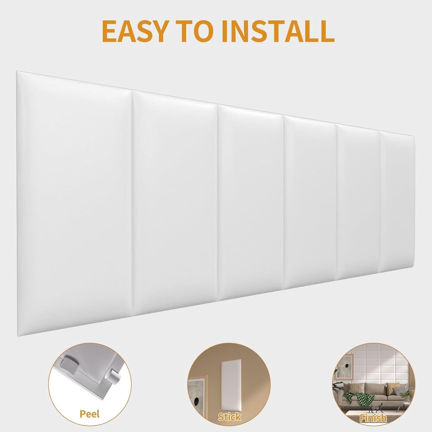 Self-Adhesive 3D Upholstered Wall Panels for Bedrooms