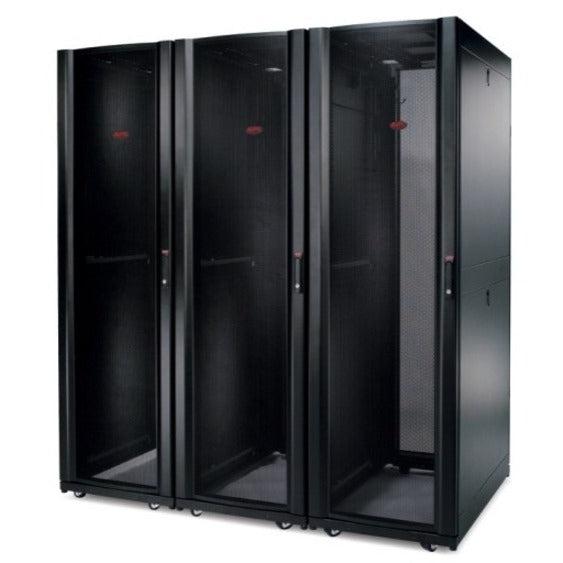 Server Rack Enclosure - NetShelter SX 45U Black Data Center Cabinet | APC AR3105