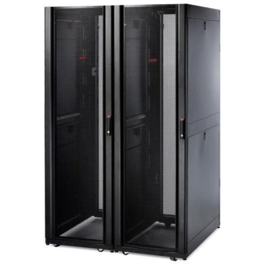 Server Rack Enclosure - NetShelter SX 45U Black Data Center Cabinet | APC AR3105