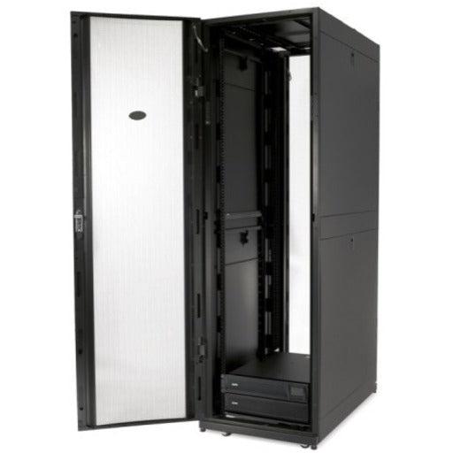 Server Rack Enclosure - NetShelter SX 45U Black Data Center Cabinet | APC AR3105