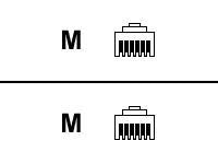 Server Technology - Crossover cable - RJ-12 (M) to RJ-12 (M) - 7 ft CA