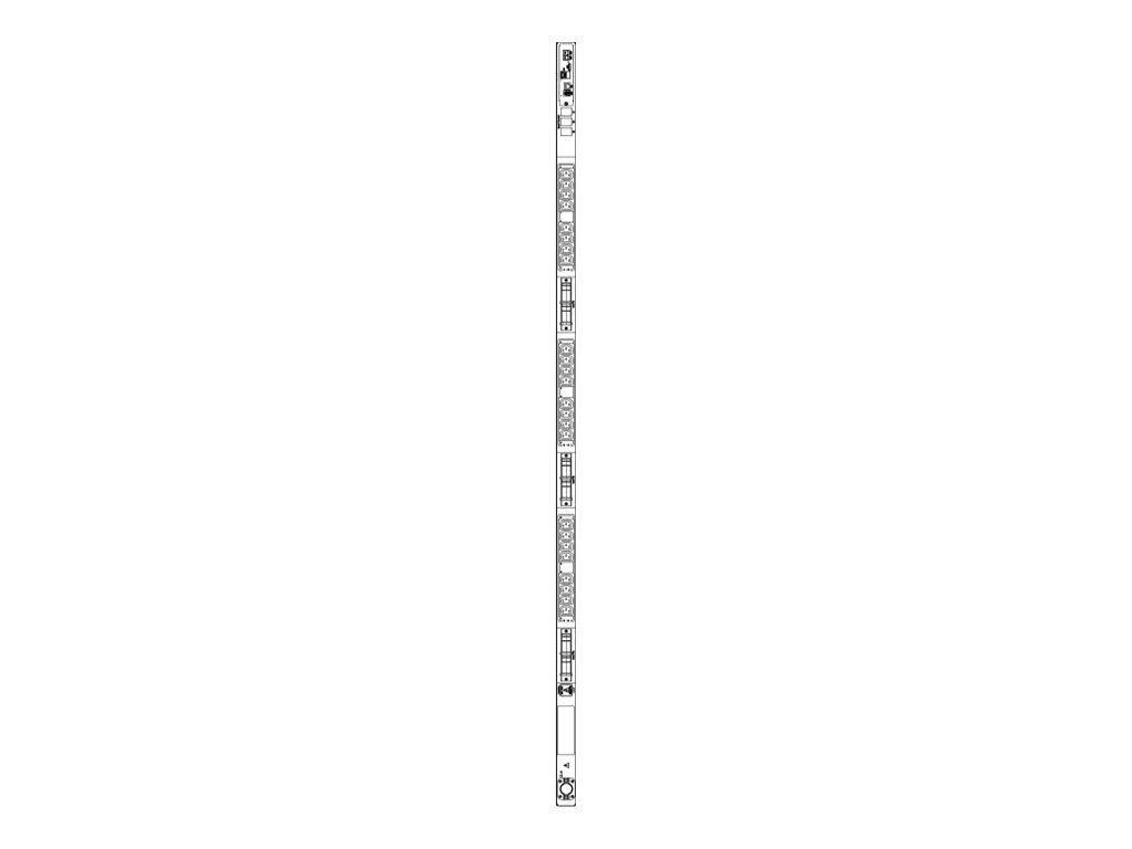 Server Technology Smart PDU C1L24VS-YCFA13A0 - Link - power distribution unit (rack-mountable) - AC 208 V - 8.6 kW - 3-phase