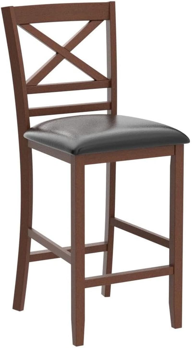 Set of Two Mid Century Modern Counter Height Barstools