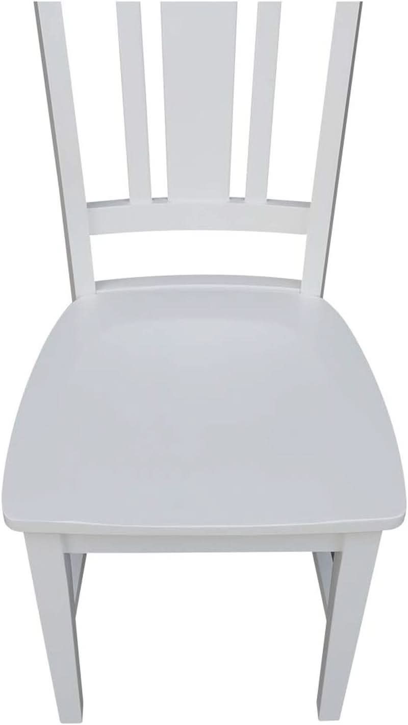Set of Two White San Remo Splatback Dining Chairs