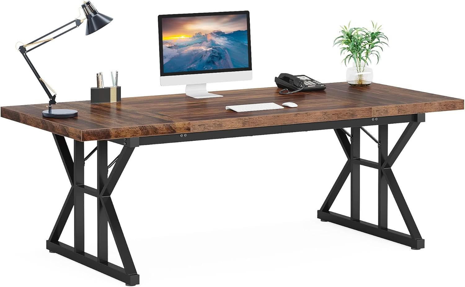 Seventy Inch Executive Desk For Office Workstation