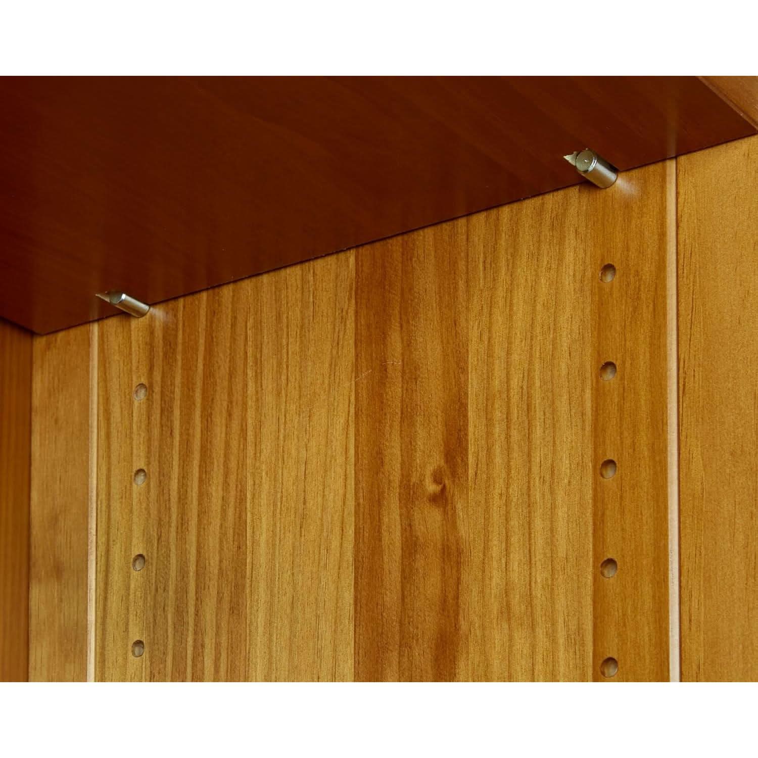 Shaker Style 6 Shelf Bookcase Solid Wood 72 Inch Tall