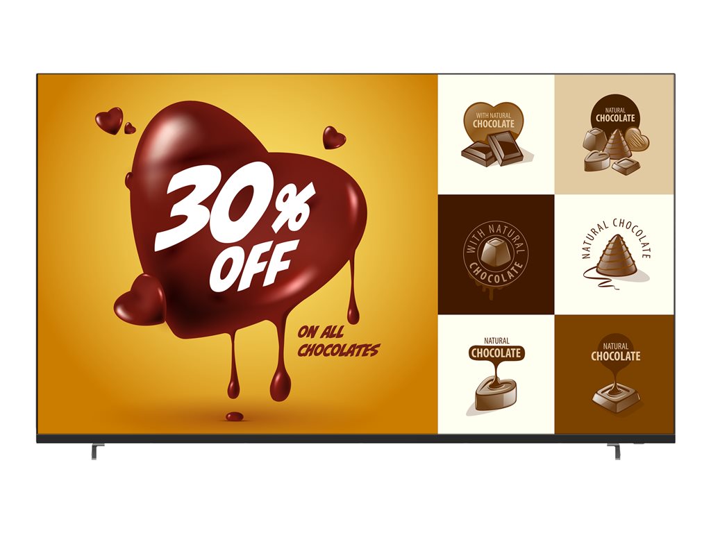 Sharp 4P-B55EJ2U - 55 Diagonal Class (54.6" viewable) - Aquos 4P B Series LED-backlit LCD TV - interactive digital signage -