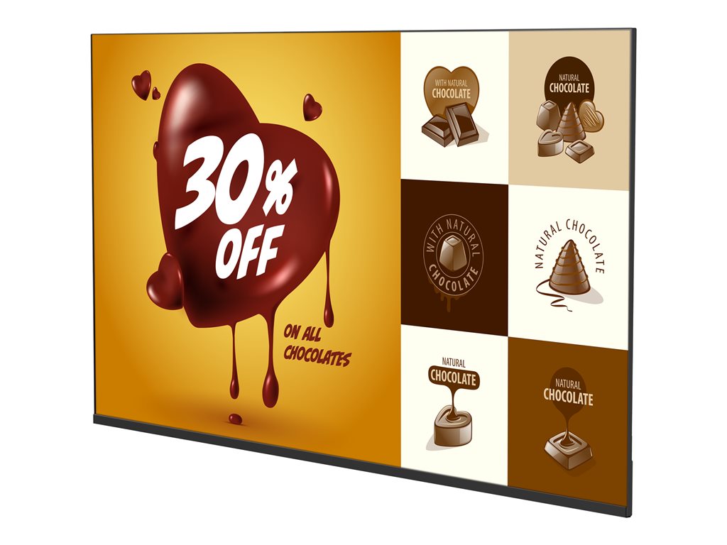 Sharp 4P-B55EJ2U - 55 Diagonal Class (54.6" viewable) - Aquos 4P B Series LED-backlit LCD TV - interactive digital signage -