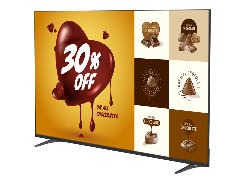 Sharp 4P-B55EJ2U - 55 Diagonal Class (54.6" viewable) - Aquos 4P B Series LED-backlit LCD TV - interactive digital signage -