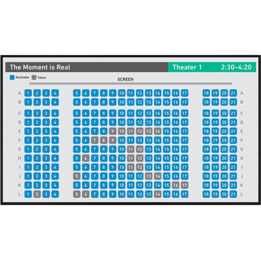 Sharp Pnhy551 55" Class 4K Ultra-Hd Tft Lcd Professional Display PNHY551