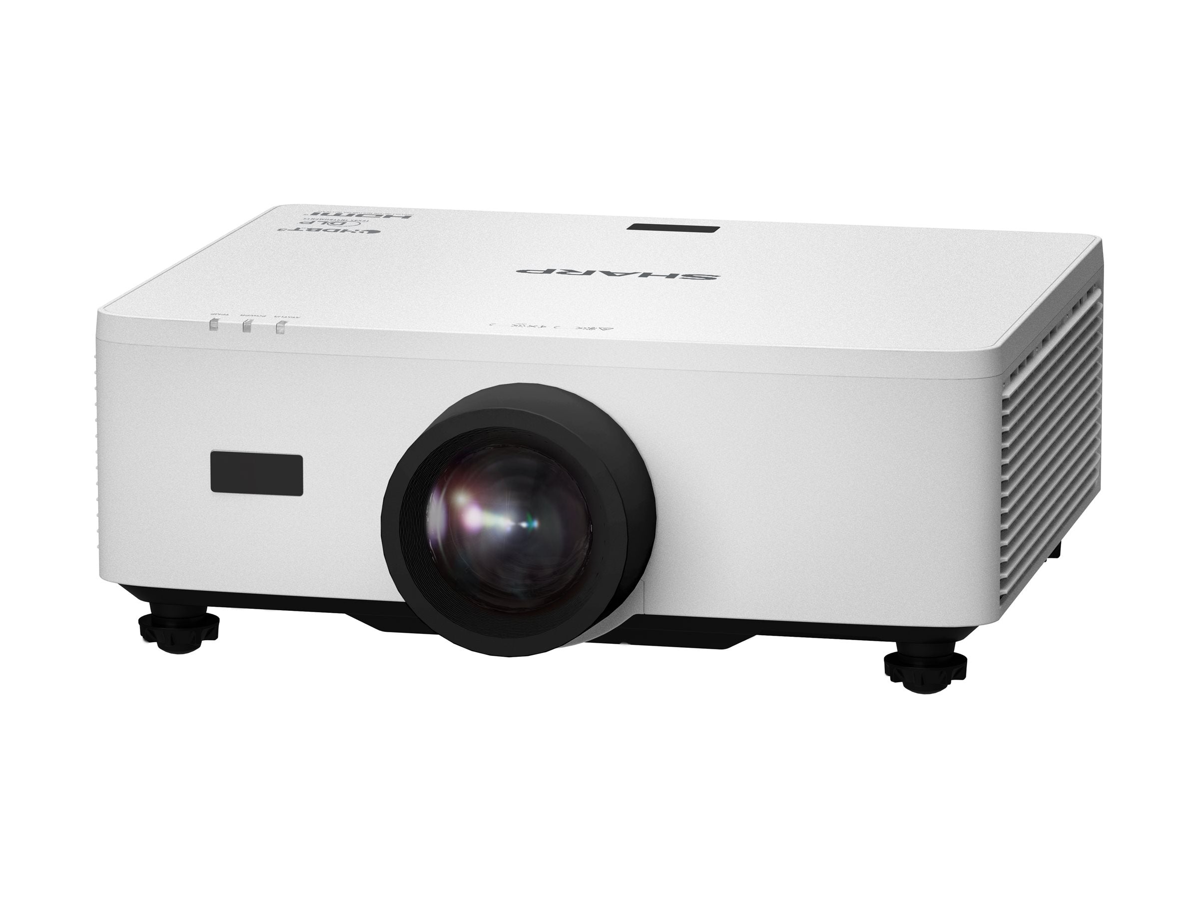 Sharp XP-P721Q-W - DLP projector - 7200 lumens - 3840 x 2160 - 16:9 - 4K - LAN