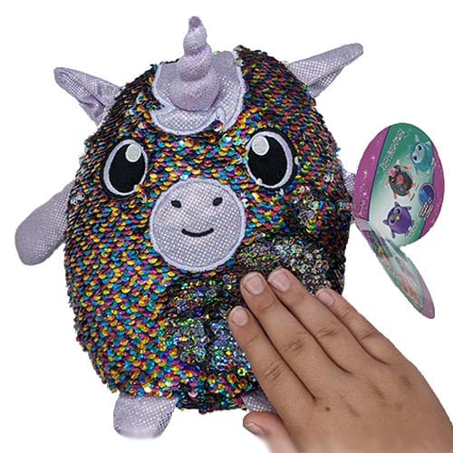Shimmeez 8" Sparkly Plush Toy for Kids – Flip Sequin Fun
