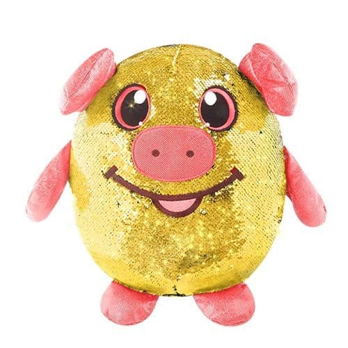 Shimmeez 8" Sparkly Plush Toy for Kids – Flip Sequin Fun