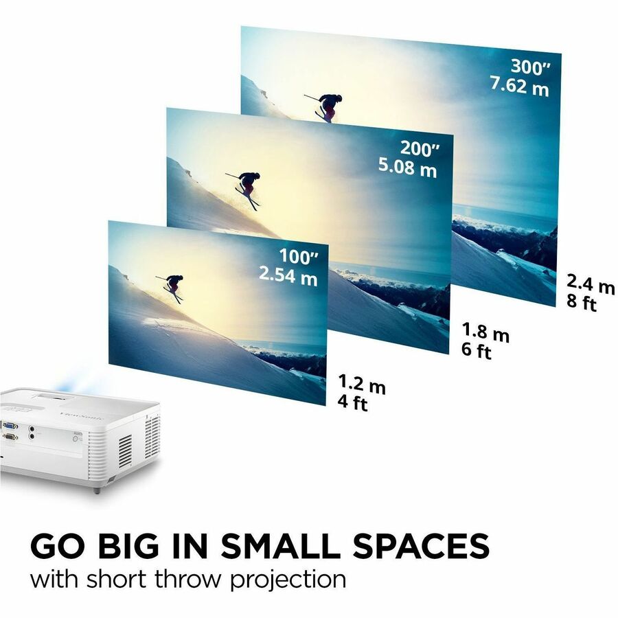 Short Throw Projector - ViewSonic PS502X 4000 Lumens XGA Education | ViewSonic