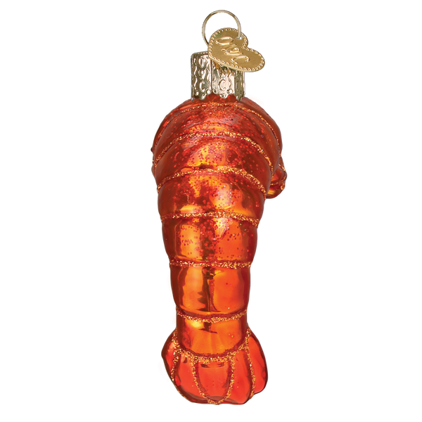 Shrimp Glass Ornament