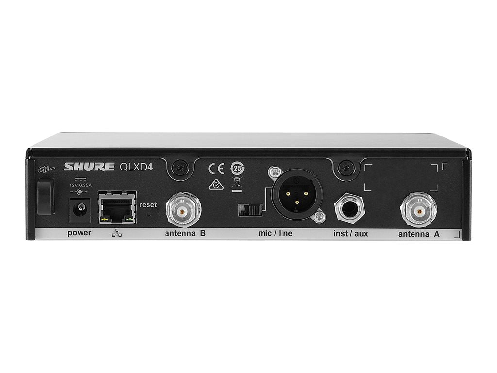 Shure QLXD4 - Wireless microphone receiver for wireless microphone QLXD4=-G50